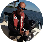 Capt Ed Semon on one of our TowBoatUS towboats